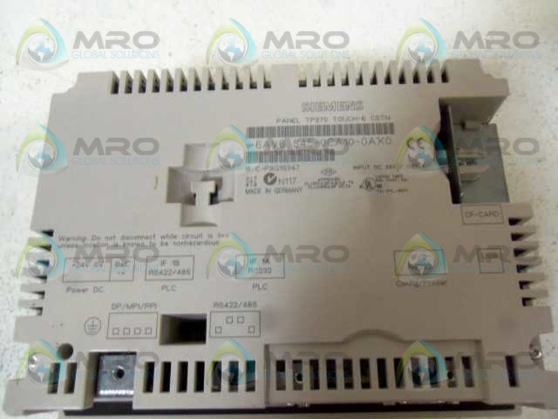 SIEMENS 6AV6 545-0CA10-0AX0 TOUCH SCREEN  UNMP