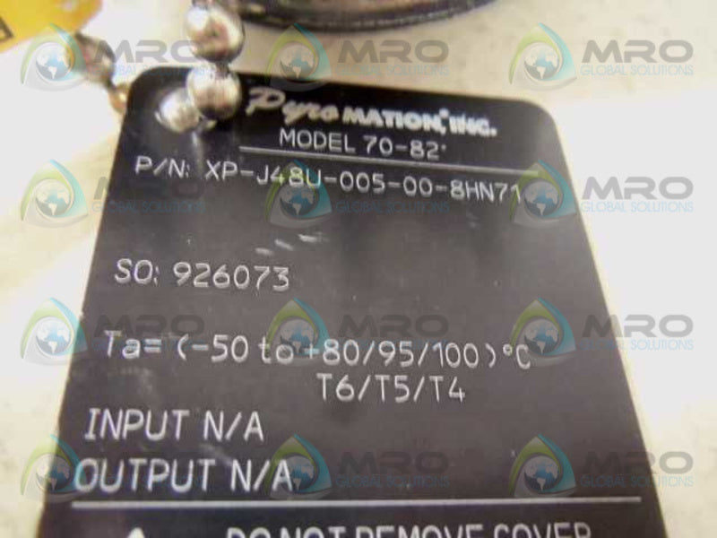 PYROMATION 70-82 THERMOCOUPLE XP-J48U-005-00-8HN71  NSNP