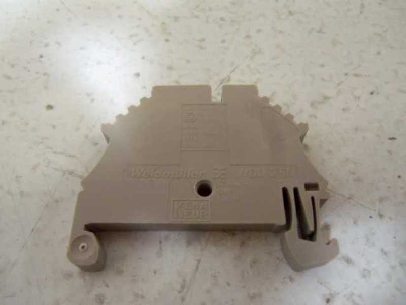 LOT OF 100 WEIDMULLER WDU 2.5N TERMINAL BLOCK NSMP