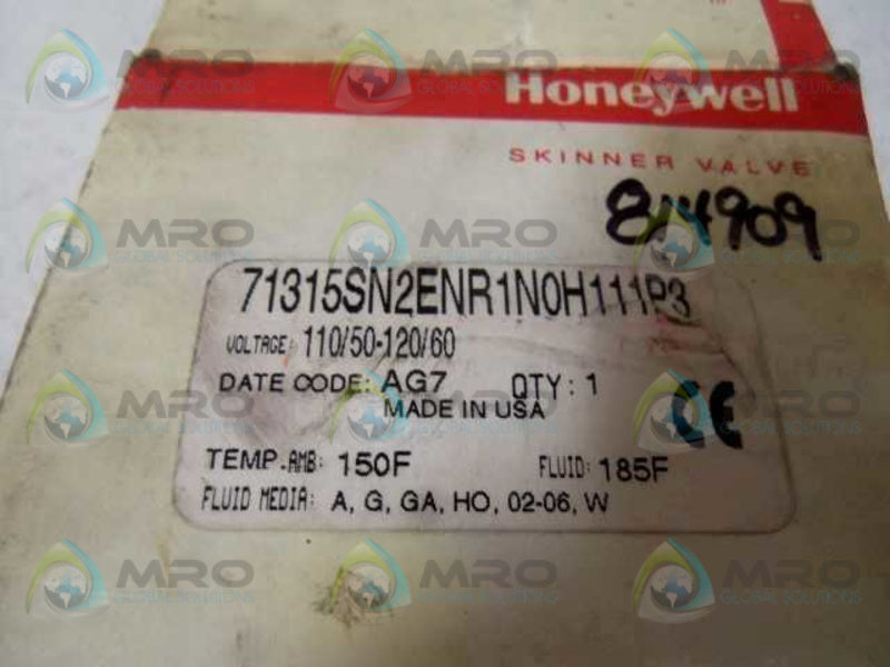 HONEYWELL 71315SN2ENR1N0H111P3 VALVE  NSMP