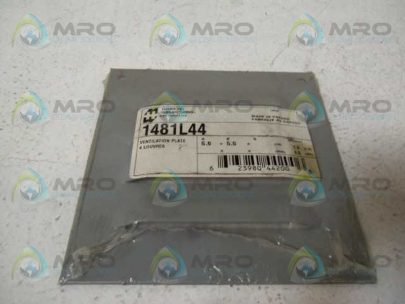 HAMMOND 1481L44 VENTILATION PLATE  NSMP
