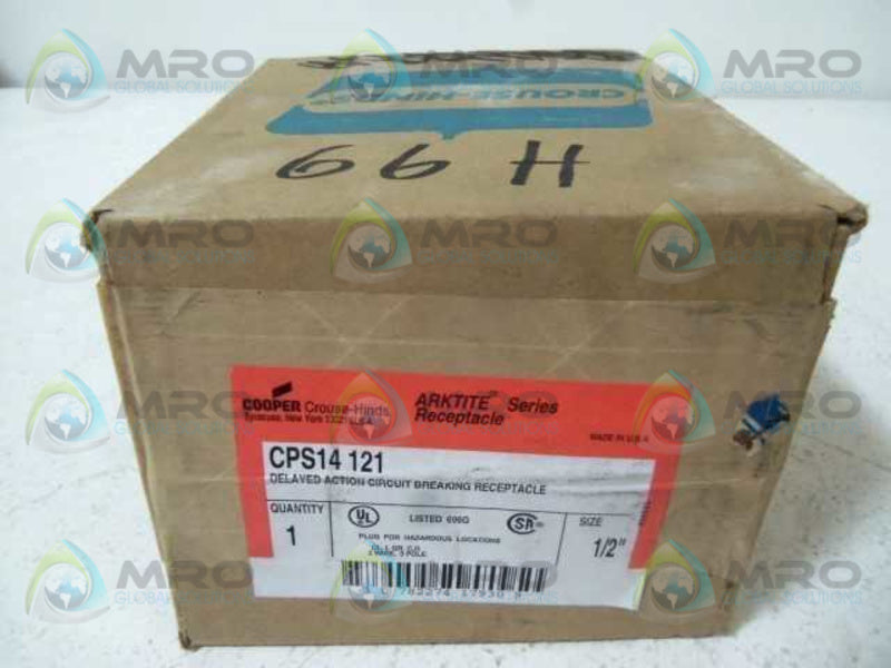 CROUSE-HINDS CPS14 121 AKRTITE RECEPTACLE  NSMP