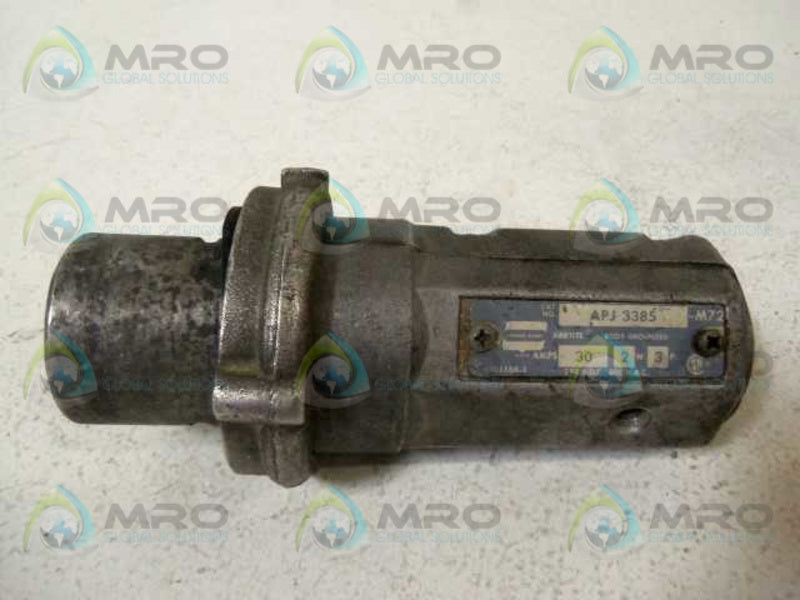 CROUSE-HINDS ARKTITE APJ3385 PLUG 30A 2W 3P  UNMP