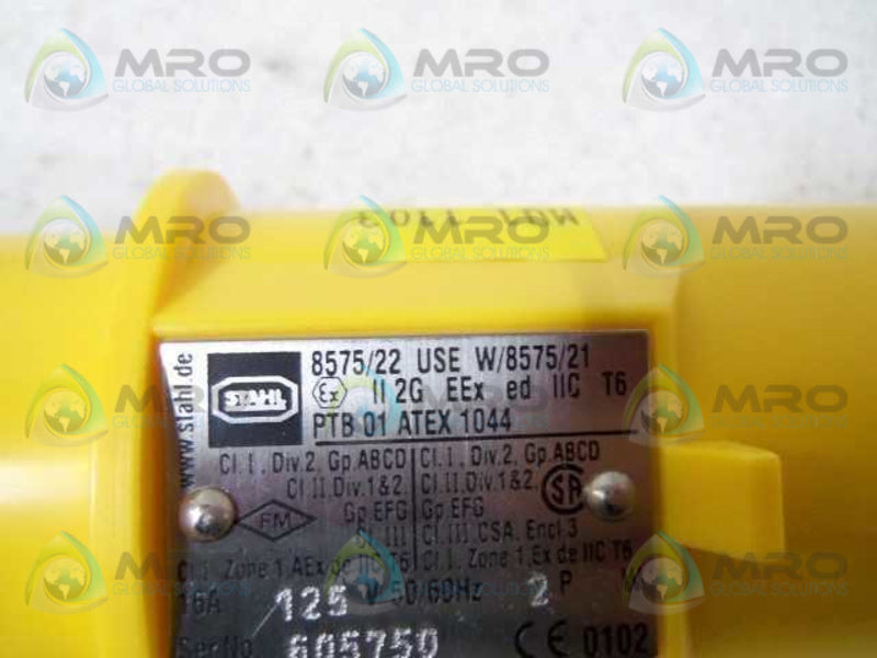 STAHL 8575/22-304 125V 16A NSMP
