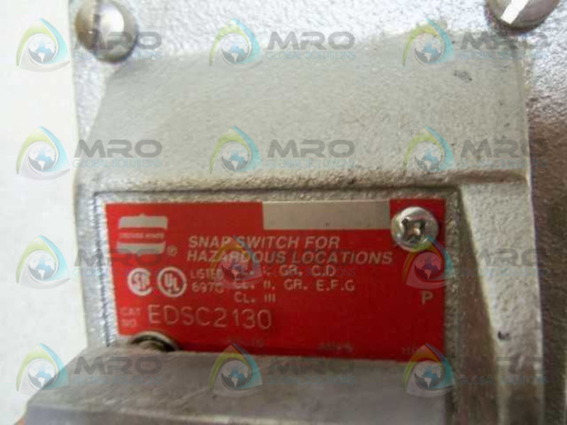 CROUSE-HINDS EDSC2130 3-WAY SNAP SWITCH  NSMP