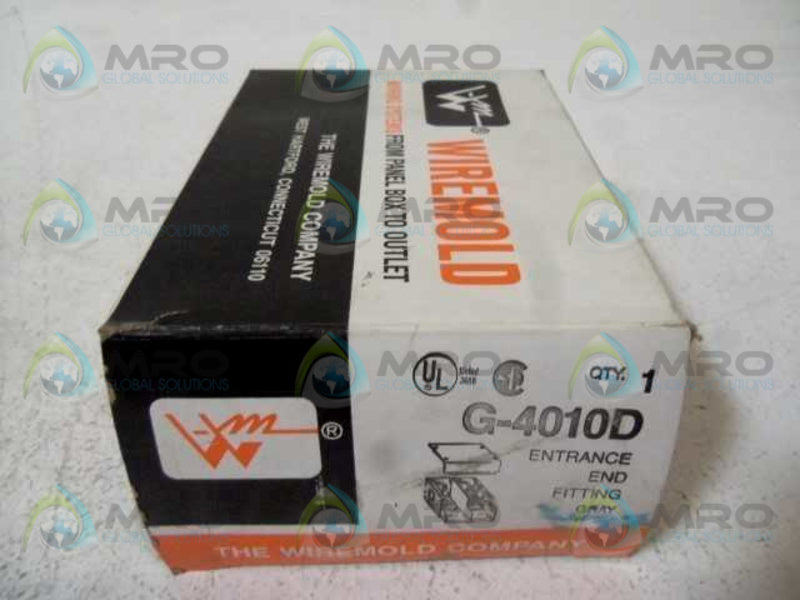 WIREMOLD G-4010D ENTERANCE END FITTING  NSMP