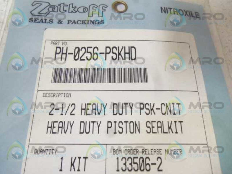 ZATKOFF PH-0256-PSKHD HEAVY DUTY PISTON SEAL  NSMP
