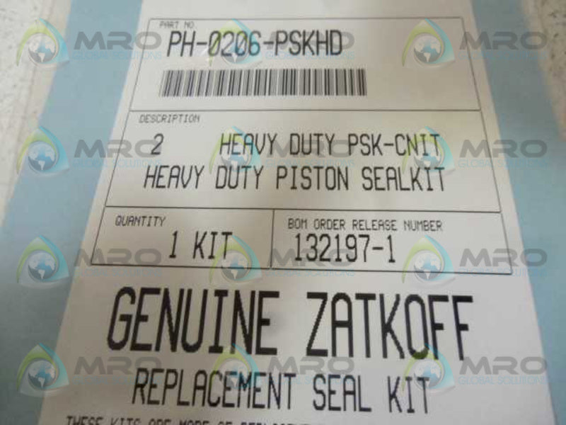 LOT OF 3 ZATKOFF PH-0206-PSKHD HEAVY DUTY PISTOL SEAL KIT NSNP
