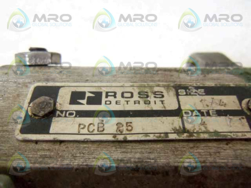 ROSS PCB 25 CAM VALVE  UNMP