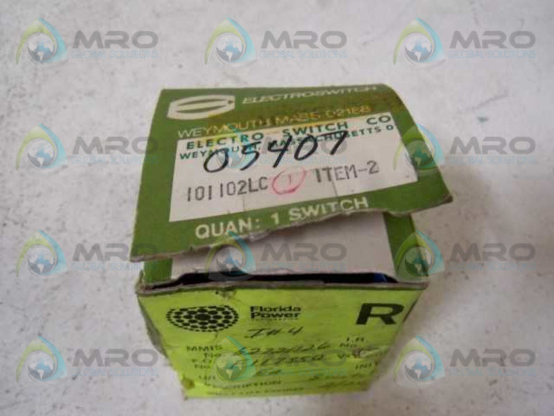 ELECTROSWITCH 101102LC  NSMP
