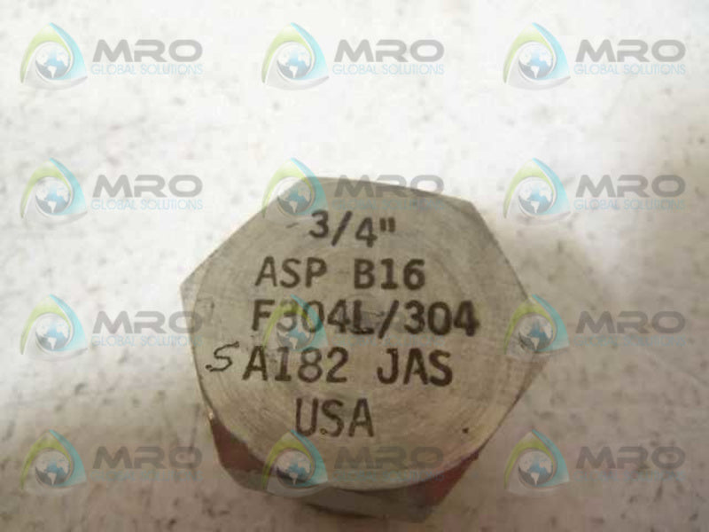 ASP B16 F304L/304 3/4" CAP  NSNP