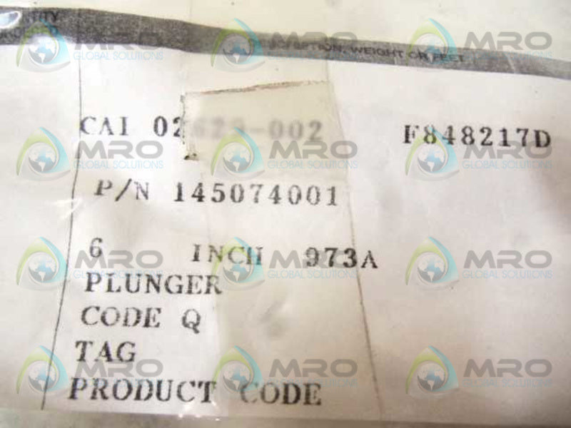 145074001 PLUNGER  NSNP
