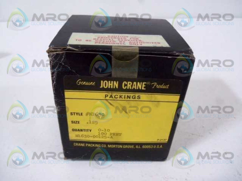 JOHN CRANE #N1630 SIZE .125 100FT N1630-00125-A  NSMP