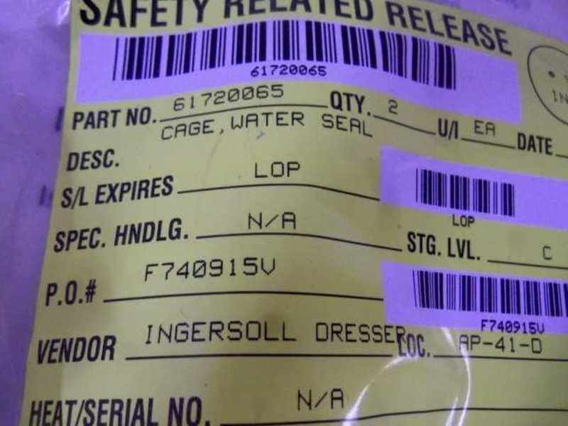 INGERSOLL DRESSER 61720065 WATER SEAL CAGE  NSMP