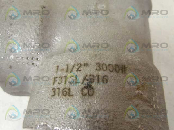 1-1/2" 3000# F316L/316 ELBOW  NSNP