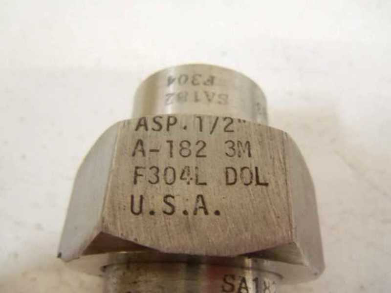 ASP 1/2" A-182 3M F304L D0L COUPLING  NSNP