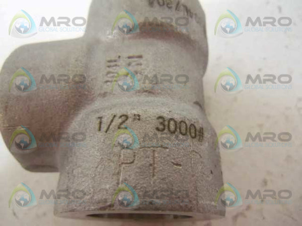 1/2" 3000# F304L/304  NSNP
