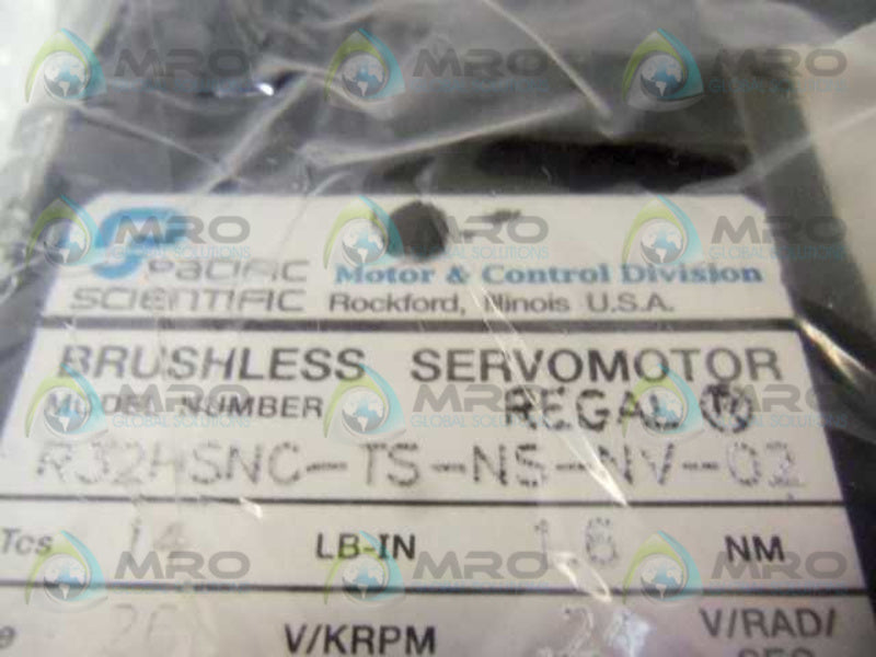 PACIFIC SCIENTIFIC R32HSNC-TS-NC-NV-02 SERVO MOTOR  NSMP