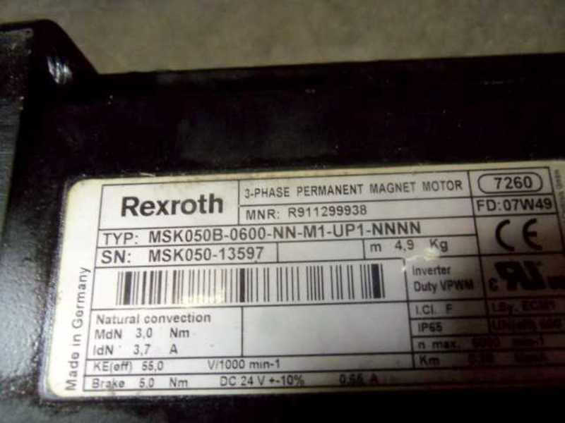 REXROTH MSK050B-0600-NN-M1-UP1-NNNN PERMANENT MAGNET MOTOR  UNMP