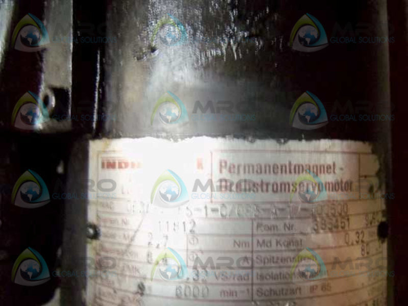 INDRAMAT 063D-0-FS-1-C/095-A-1/-I00500 w/ SP100-I2-50  UNMP