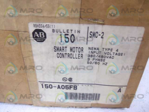 ALLEN BRADLEY 150-A05FB SER. A SMART MOTOR CONTROLLER  NSMP