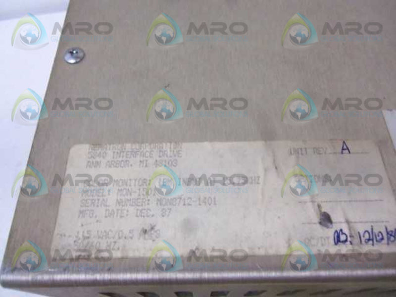 NEMATRON M0N-1501 MONITOR  UNMP