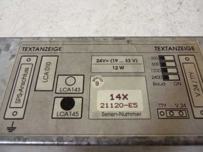 SYSTEME LAUER 14X OPERATOR PANEL  UNMP