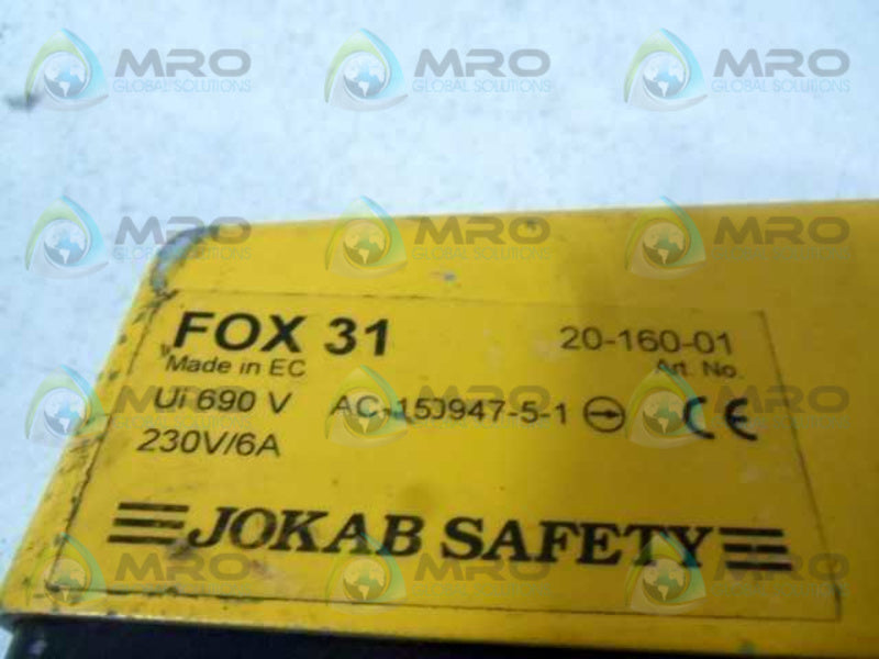 JOKAB 31 FOOT PEDAL 23-160-01  UNMP