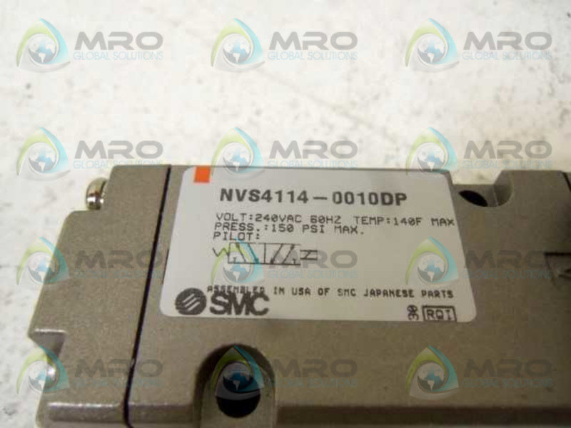 SMC NVS4114-0010DP SOLENOID VALVE  NSNP