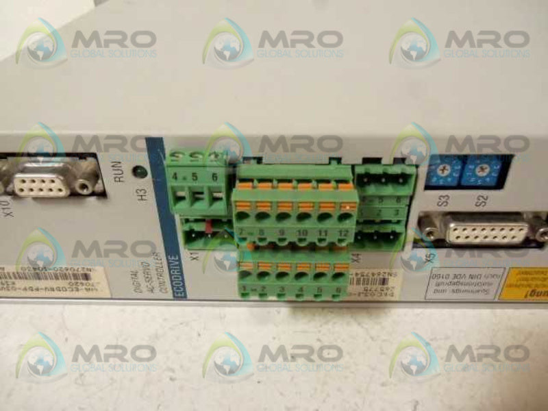 INDRAMAT DKC03.1-040-7-FW SERVO DRIVE FWA-ECODRV-PDP-03VRS-MS  NSMP