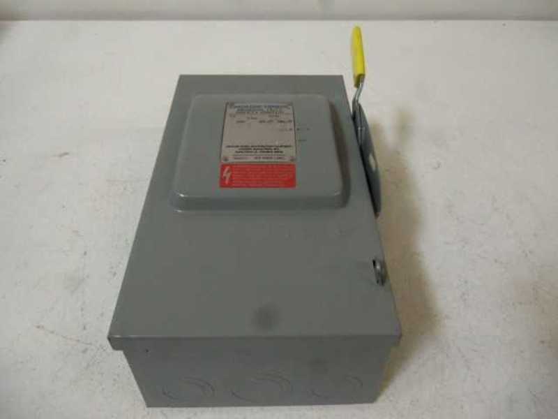 CROUSE-HINDS GH322N SAFETY SWITCH 60A  NSMP