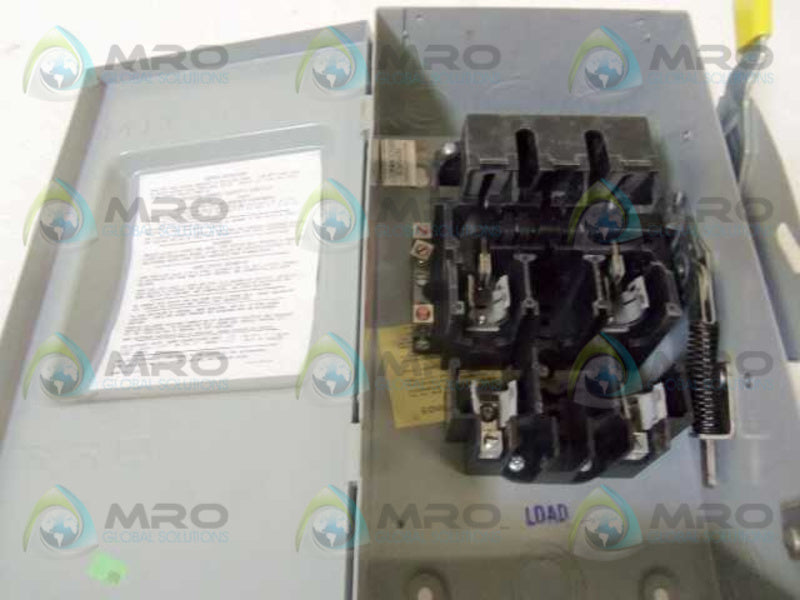 CROUSE-HINDS GH322N SAFETY SWITCH 60A  NSMP