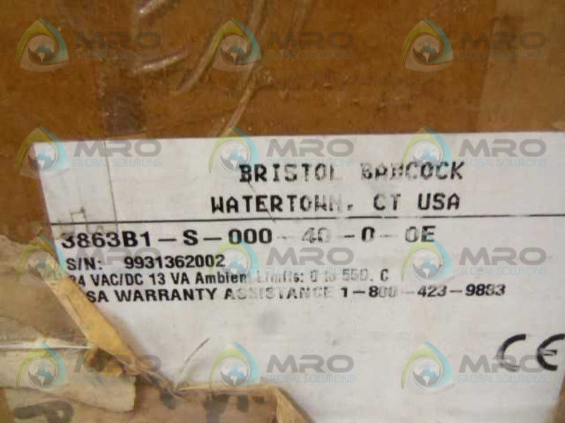 BRISTOL BABCOCK 3863B1-S-000-40-0-0E  NSMP