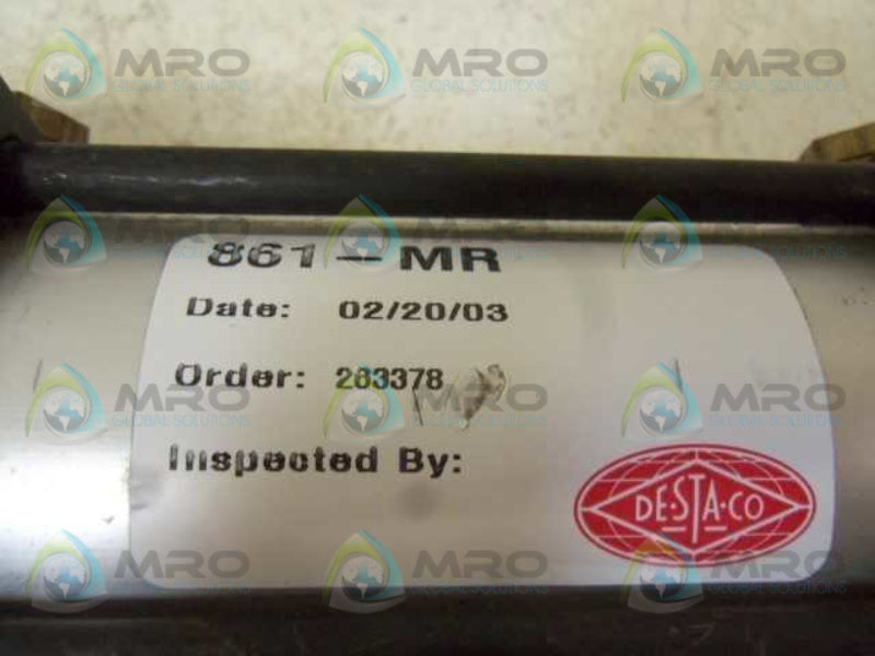 DESTACO 861-MR PNEUMATIC CYLINDER  UNMP