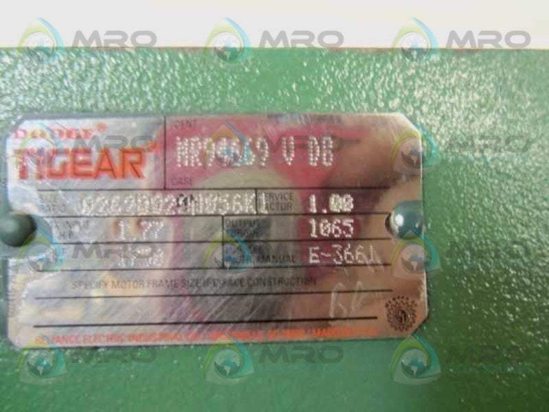 DODGE TIGEAR MR94669 GEAR REDUCER  UNMP