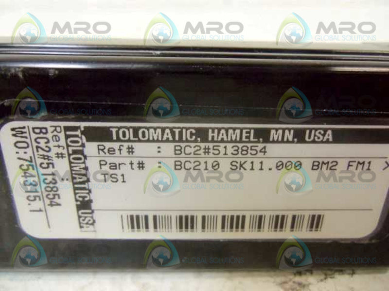 TOLOMATIC BC210 SK11.000 BM2 FM1 TS1 CYLINDER BC2#513854  NSNP