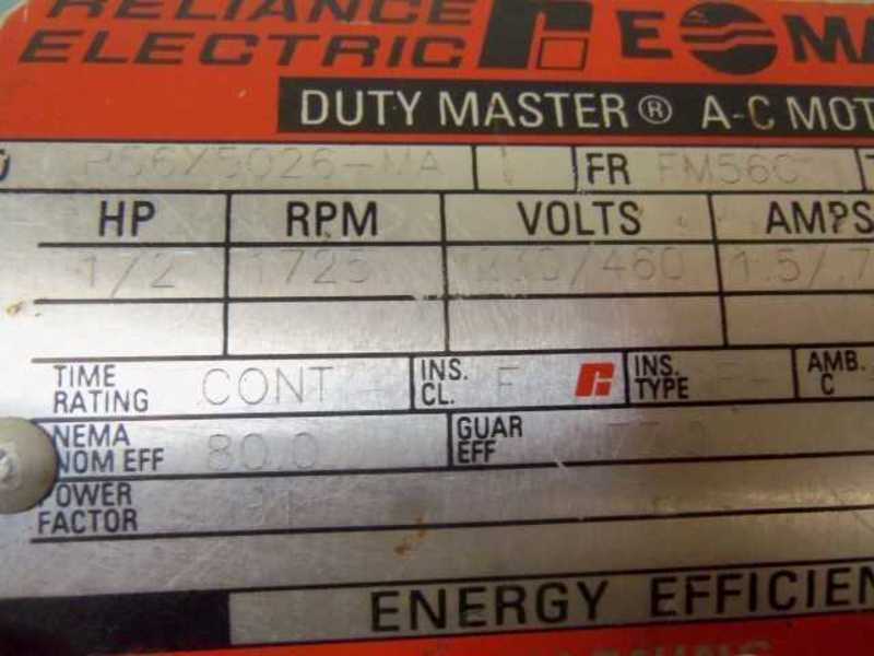 RELIANCE ELECTRIC P56X5026-MA AC MOTOR  UNMP