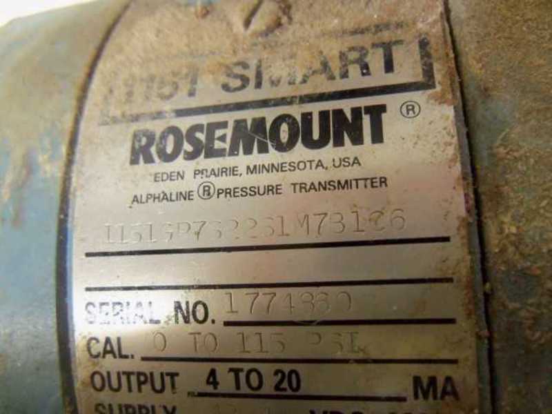 ROSEMOUNT 1151GP7S22S1M7B1C6 PRESSURE TRANSMITTER  UNMP