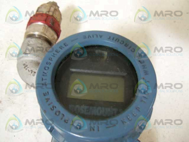 ROSEMOUNT 3051 CG4A22A1AS1M5B4C6 PRESSURE TRANSMITTER  UNMP