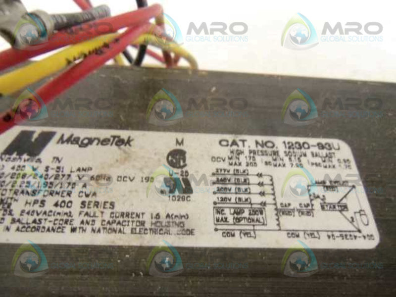 MAGNETEK 1230-93U-500K BALLAST REPLACEMENT KIT  NSMP