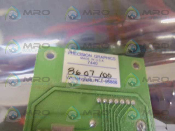 PRECISION GRAPHICS RAAMP (93) XX1AA4IF BOARD 86 07 100  NSNP