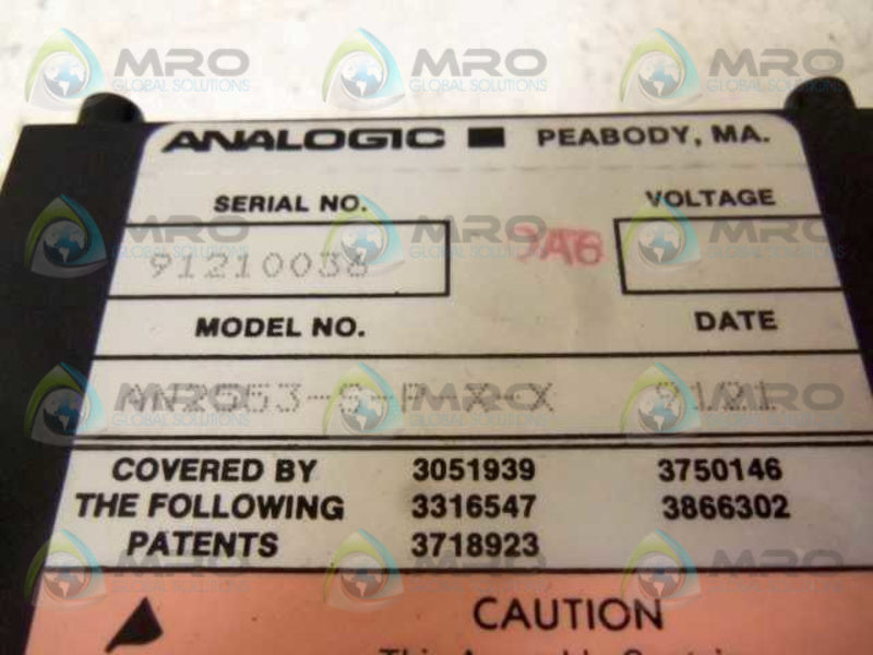 ANALOGIC AN2553-S-P-X-X PANEL METER  NSMP