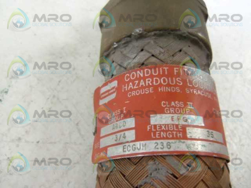 CROUSE-HINDS ECGJM-236 FLEXIBLE CONDUIT  NSNP