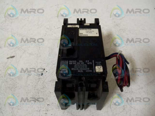 WESTINGHOUSE EHB2015 CIRCUIT BREAKER w/ 255P224H02A AUX SWITCH  NSNP