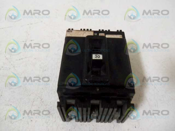 FPE NE233020 CIRCUIT BREAKER 20A  UNMP