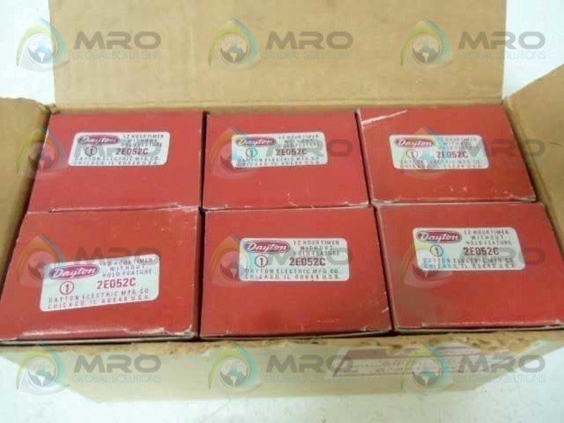LOT OF 6 DAYTON 2E052C 12 HOUR TIMER NSMP