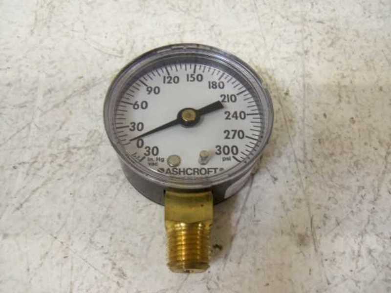 ASHCROFT 20W1005H02L-300#&VAC 0-300PSI NSMP