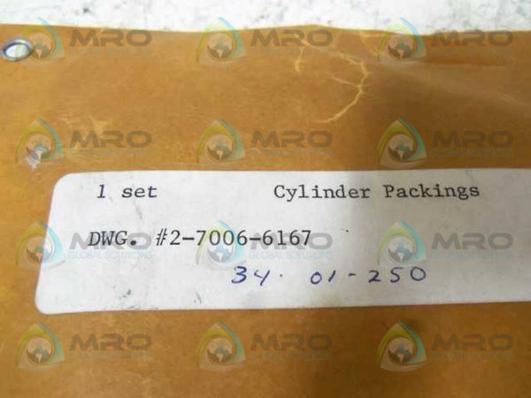 2-7006-6167 CYLINDER SEAL KIT  NSNP