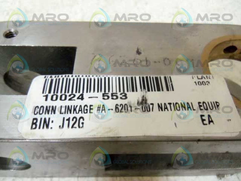 NATIONAL EQUIPMENT A-6201-007  UNMP