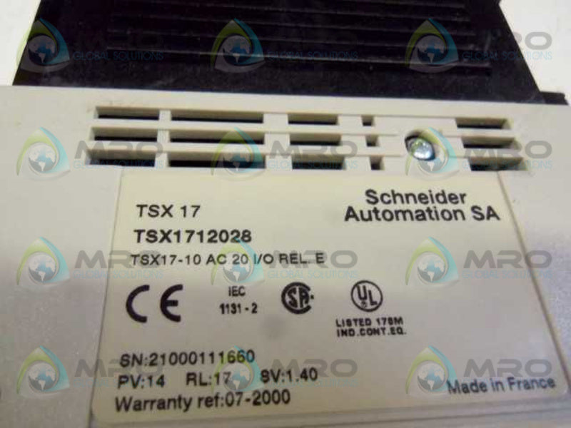 TELEMECANIQUE TSX1712028E BRICK CONTROLLER  UNMP
